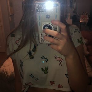 Summer fun H&M crop top